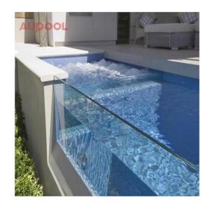 China Acrylic-100% Lucite PMMA Imported Swimming Pool Skimmer for Clear Transparent Design wholesale