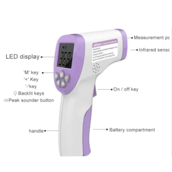 Contactless Digital Infrared Thermometer , Digital Infrared Temperature Gun