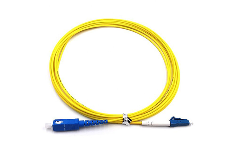 LC UPC To SC UPC SM SX Fiber Patch Cable 2.0mm LSZH Optical Fibre Patch Cord
