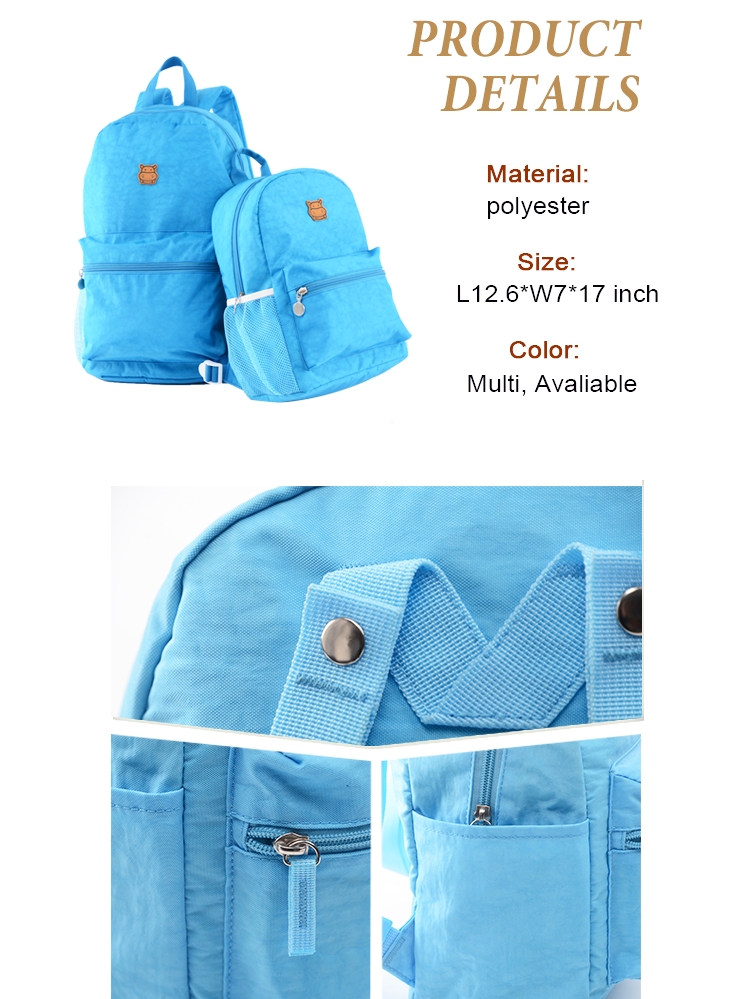 Teen Personalised Kids Backpack Exquisite Custom Logo Digital Printing Popular