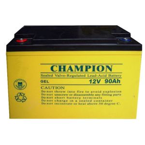 China China Champion Deep Cycle Battery 12V90AH NP90-12-G Sealed Lead Acid Sola GEL Battery wholesale