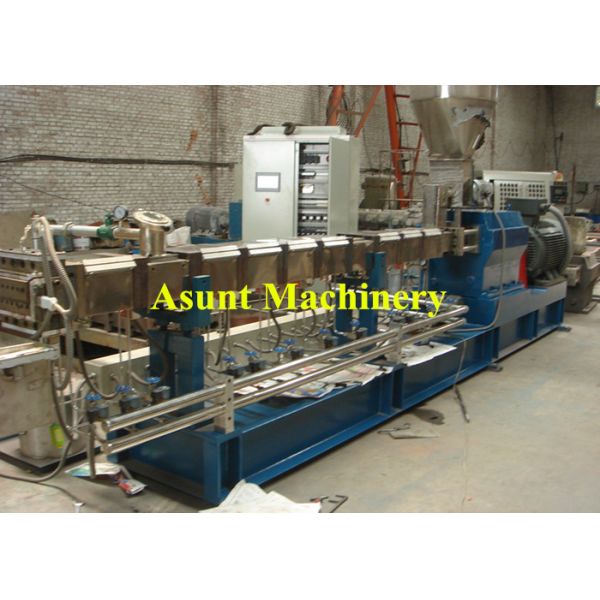 PP PE Master Batch Making Machine / Extruder Machinery With Two Screw