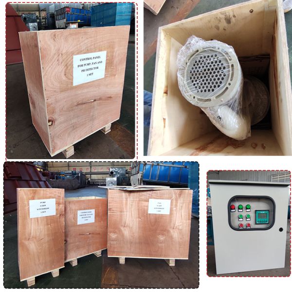 Highly 400 kg Wet Scrubber Column Gas Cleaning Spray Tower with 80% Purify Efficiency