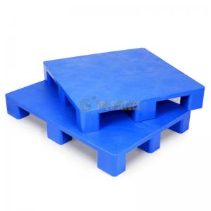 China Nine Feet Euro Plastic Pallets , HDPE Plastic Warehouse Pallets 1100x1100x140mm wholesale