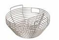 China SS304 Natural Color BBQ Grill Accessories , SGS Stainless Steel Grill Basket wholesale
