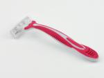 China Factory Supply Custom Color Rubber Handle Disposable Safety Razor