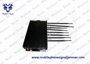 China PC Controlled Cell Phone Reception Blocker , Cellular Signal Jammer 8 Antennas on sale