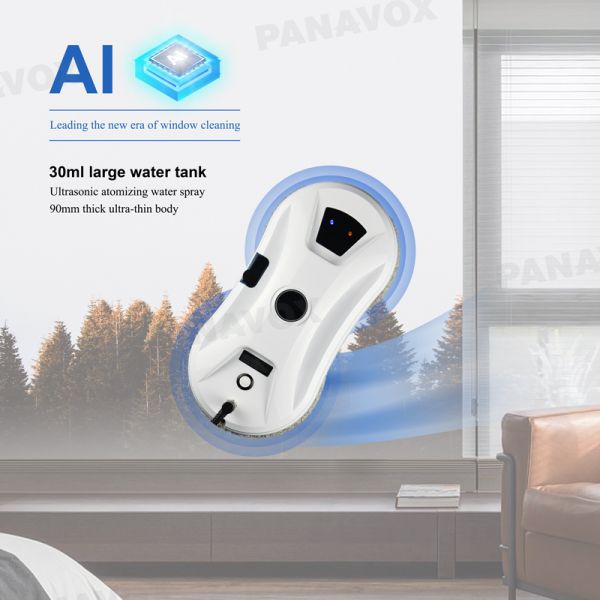 Fully Automatic English Operating Language Glass Window Cleaning Robot with Brush Motor