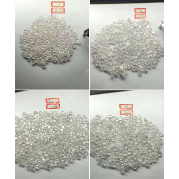 HPHT Industrial Synthetic Grinding Artificially Grown Diamonds 5 Carat Lab Created Diamond