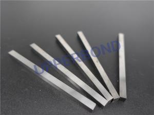 China Tipping Paper Cutter Cigarette Machine Knife Rectangular Tungsten Carbide Strip Blade wholesale