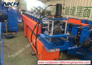 China Top Hat Purlin Roof Truss Forming Machine With Embossing / Stiffener wholesale