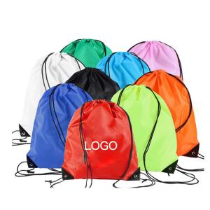 China 420D Polyester Waterproof Nylon Bag , 20L Waterproof Drawstring Backpack wholesale