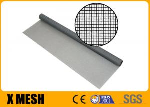 China 18×6 Grey Fiberglass Mosquito Net Roll 115g/M2 Plain Weave wholesale