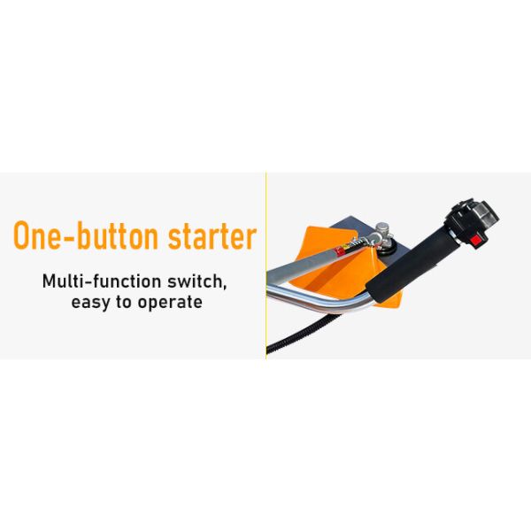 2T 52CC Gasoline Brush Cutter String Trimmer Sidepack Petrol Grass Cutter