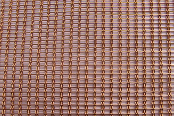 Cable metal mesh with three copper cable mesh.