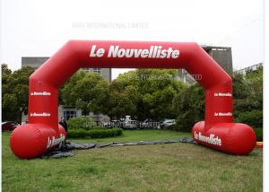 China 7 * 4 M Inflatable Arch Blow Up Arch Logo Printed 2 Sides In Marathon Events on sale