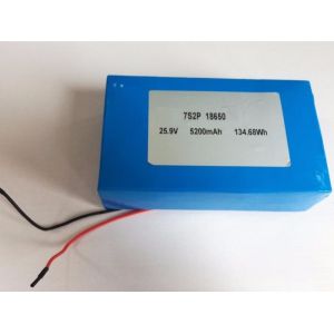 China Top quality 7S2P 25.9v 5200mAh lithium ion battery pack on sale