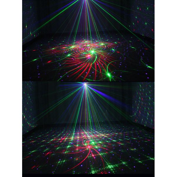 Dancing Red Green Laser Party Light Music Wireless Bluetooth Speaker