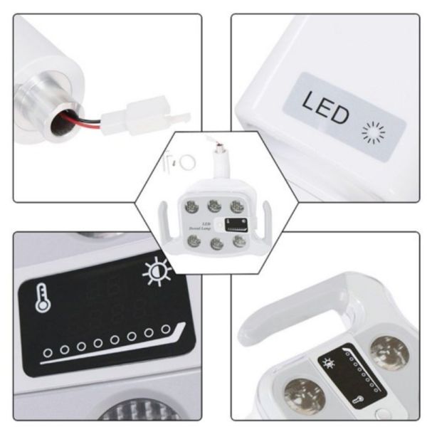 Dental Surgery LED Light Oral Operation LED Lamp With Touch Screen Cold Light Shadowless Lamp for Dental Chair