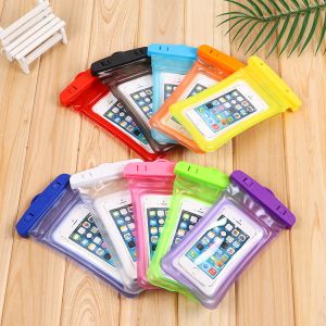 China TPU Waterproof Phone Case Universal Air Float Neck Lace Strap wholesale