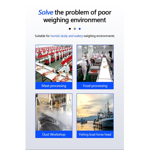 High Precision LED Display SOHE S6 Waterproof Table Scale for Industrial Applications