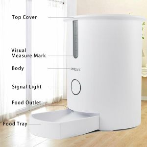 F3 Automatic Smart Wifi Pet Feeder 2.8L Time Setting App Control