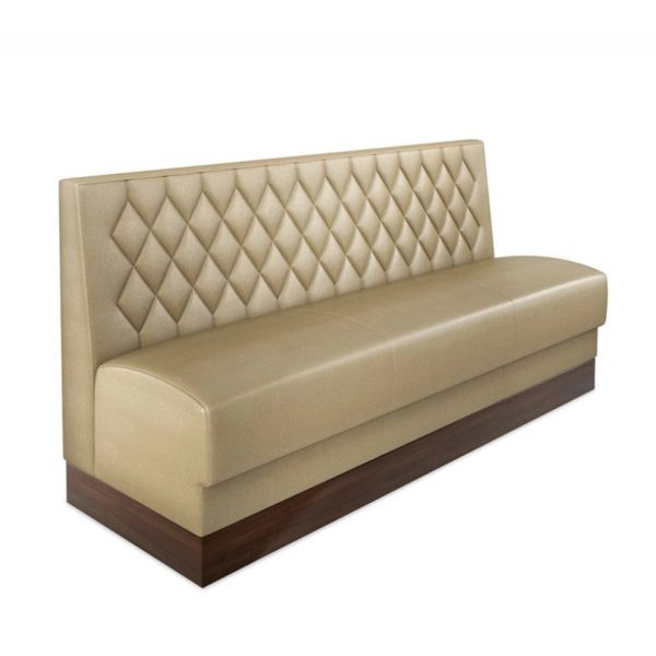 Customized Retro Leisure Bar Western Restaurant Card Seat High Back Fabric Hotel Coffee Shop Sofa