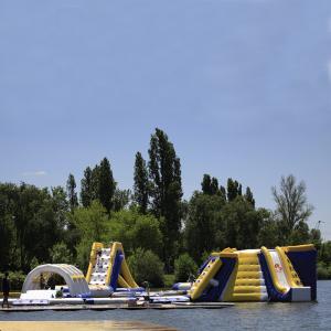 China France Outdoor Inflatable Water Park Games For Adults / Inflatable Water Park Equipment wholesale