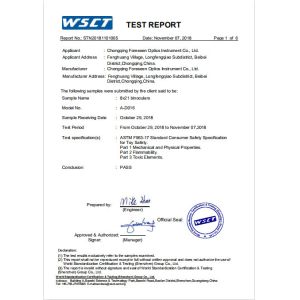 ChongQing Foreseen Optics Instrument Co., Ltd.