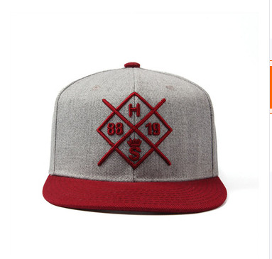 100% polyster Custom Snapback 3D Embroidery customize snapback hats wholesale