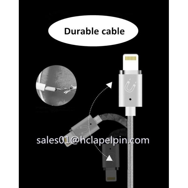 Length 1M Magnetic Cable,USB Charging Magnetic Adapter Charger Cable for Mobile Phone