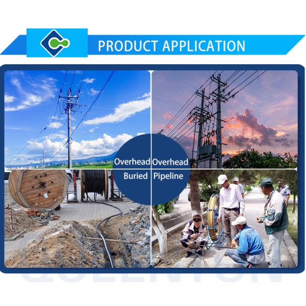 6 8 12 24 Core GYTA GYTS ADSS Aerial Fiber Optic Cable Single Mode