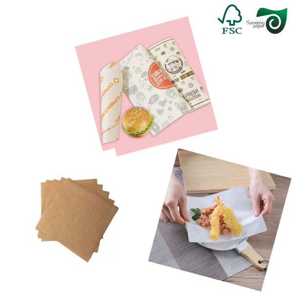 40g White Kraft Paper With 10g PE Coating Food Grade For Food Packaging FSC