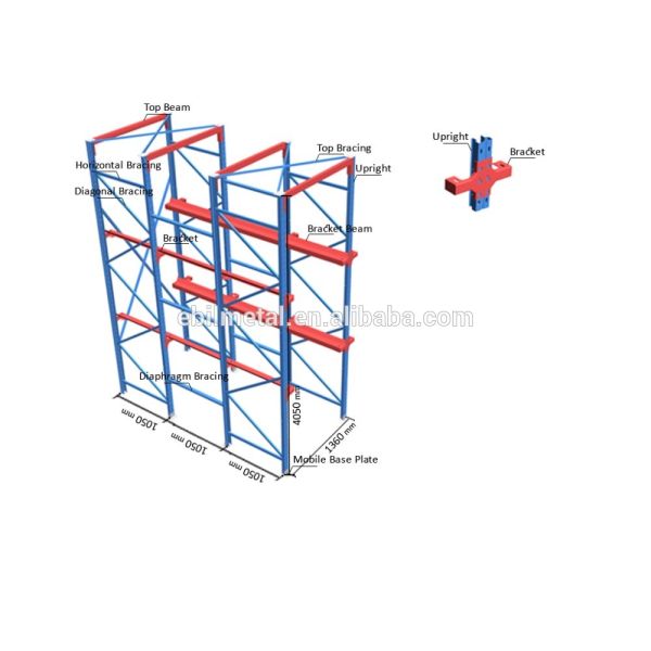 convenient disassembly stacking frame racks for warehouse storage