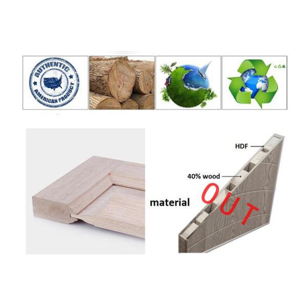 Customizable American Style Solid Wood Internal Doors