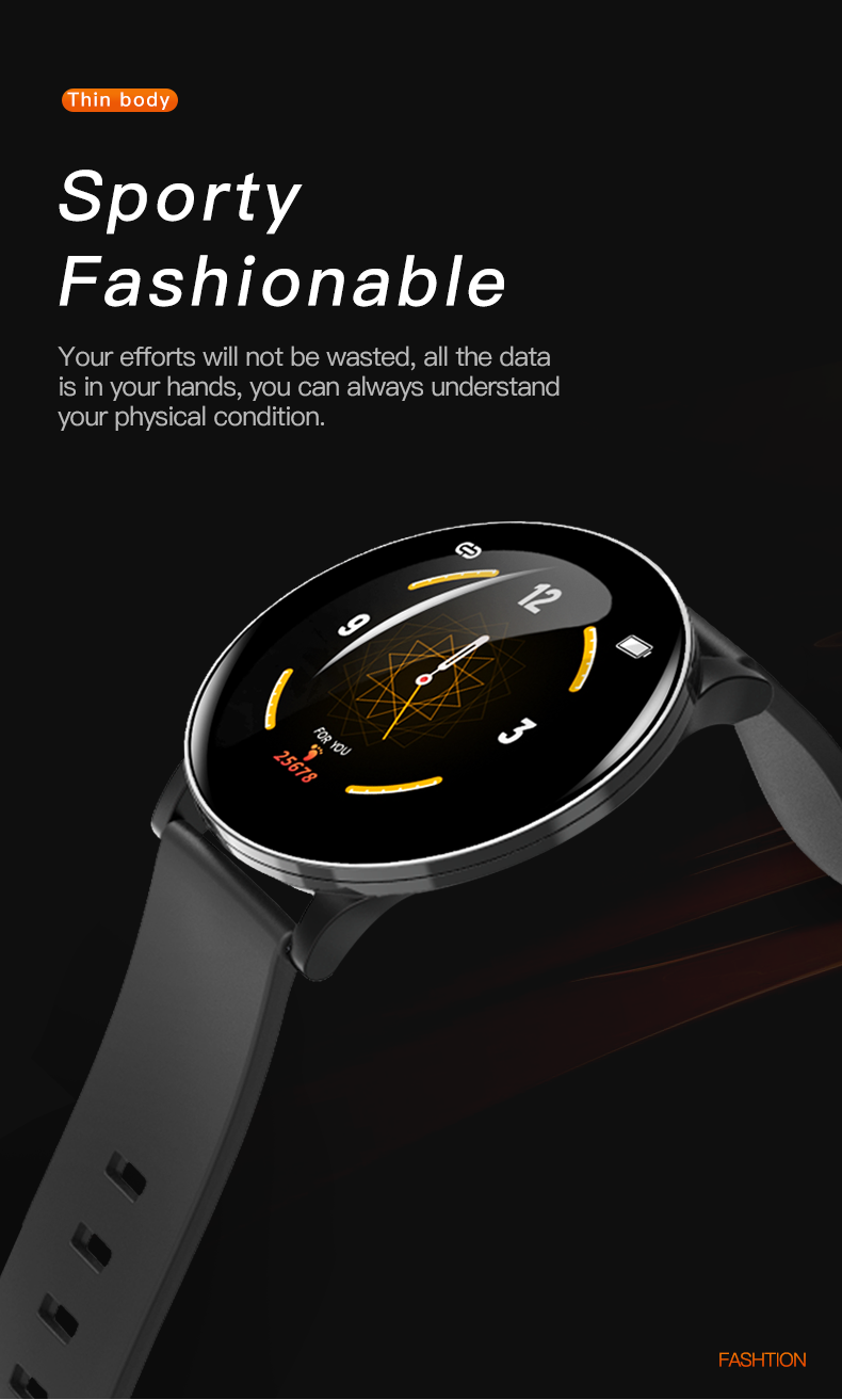 W8 Smart Watch IP67 Waterproof sleep analysis mobile positioning Exercise Walking Machine for Xiaomi