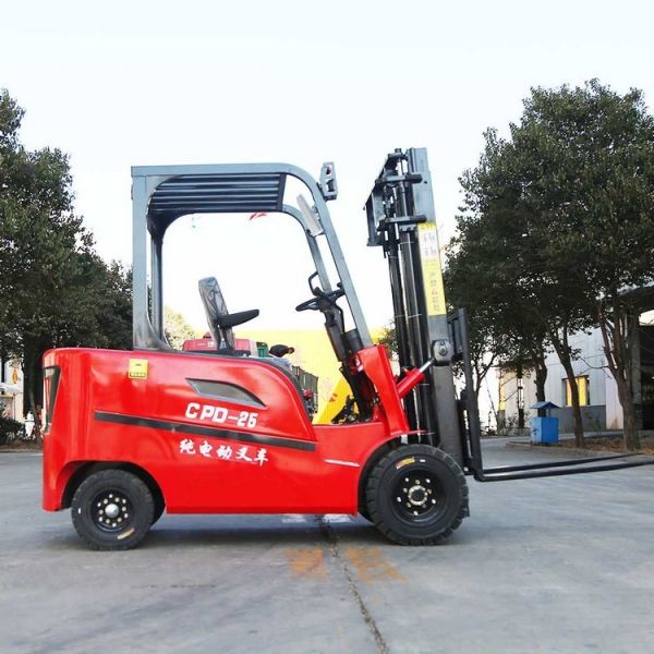 60V 4x4 Powered Forklift Fork-lift Truck 2.5T Full Electric Pallet Stacker Forklift