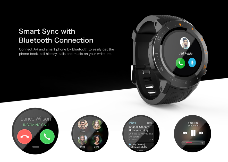 Android GPS 4G Talking Waterproof Sport Smart Watch