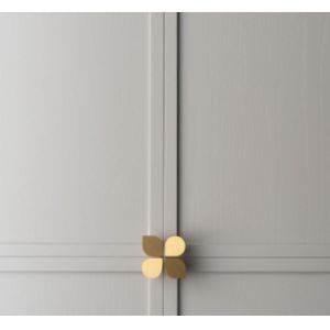 OEM 20mm Aluminium Petal Kitchen Cupboard Handles For Cabinet