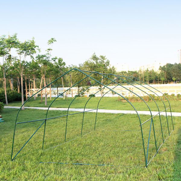 Windproof Walk In Tunnel Greenhouse UV Layer Protection Plastic Connectors