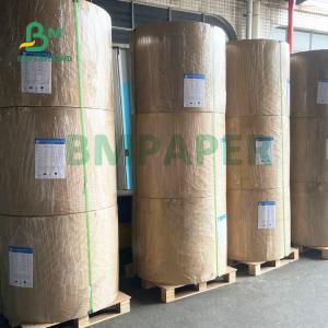 China 80gsm 90gsm Extensible Sack Kraft Paper For Cement Bags 100cm Good Toughness wholesale
