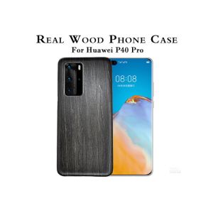 China Shockproof Engraved Wooden Phone Case For Huawei P40 Pro on sale