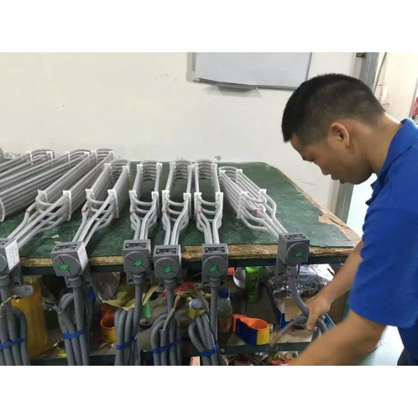 3 Element 316 Stainless Steel Electric Tubular Immersion Heater For Surface Finishing 16