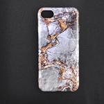 Soft TPU IMD Process Smooth Marble Grain Back Cover Cell Phone Case For iPhone 7