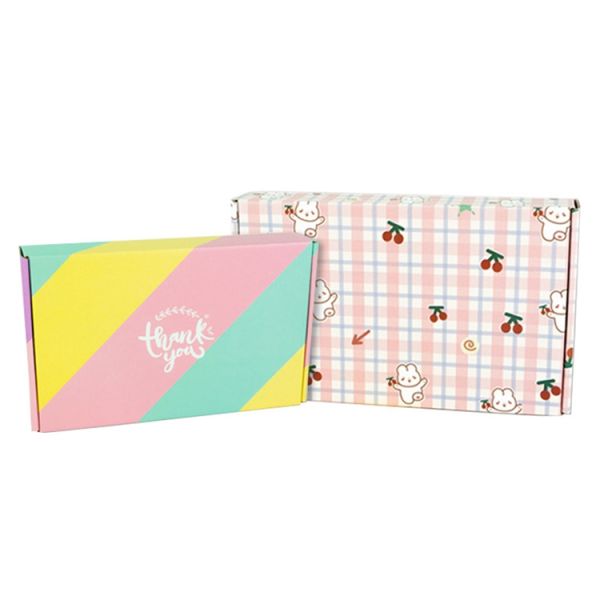 Custom Plated Lvory Board Box Folding Airplane Paper Box for Thank You Gift Packaging