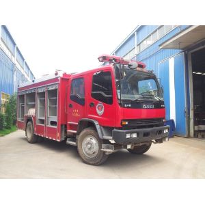 China ISUZU 6T Firefighter Fire Rescue Truck FVR 240hp 6 Wheel Water Tanker Fire Truck on sale