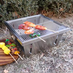 China OEM Portable Charcoal Grill Outdoor BBQ Equipment Kitchen Cooking wholesale