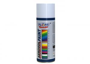 China White Heat Resistant Aerosol Spray Paint Permanent For Wood Interior / Exterior on sale