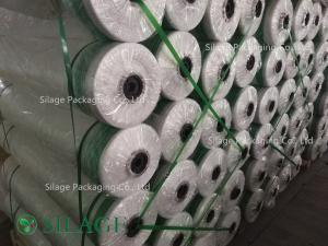 China 1.23m*2000m White Color Silage Bale Wrap Net on sale