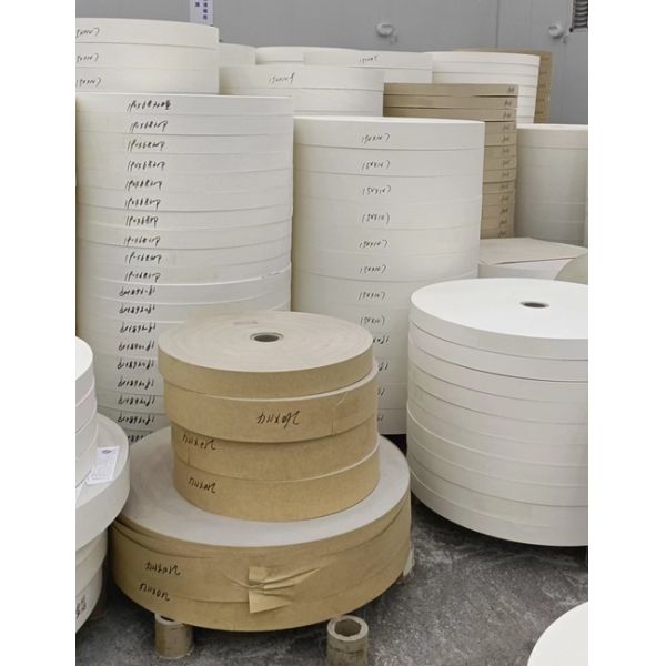 Food Grade Single Double PE Coated Paper Bottom Rolls for Coffee Tea Cup Making Bottom Paper